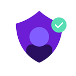 purple person icon
