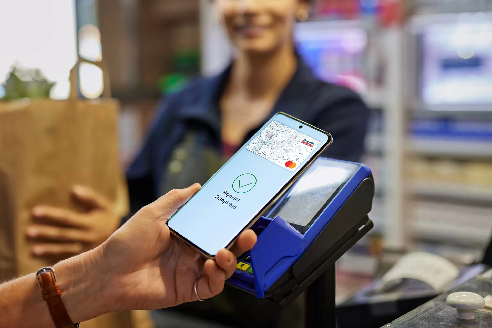 paying by phone tap