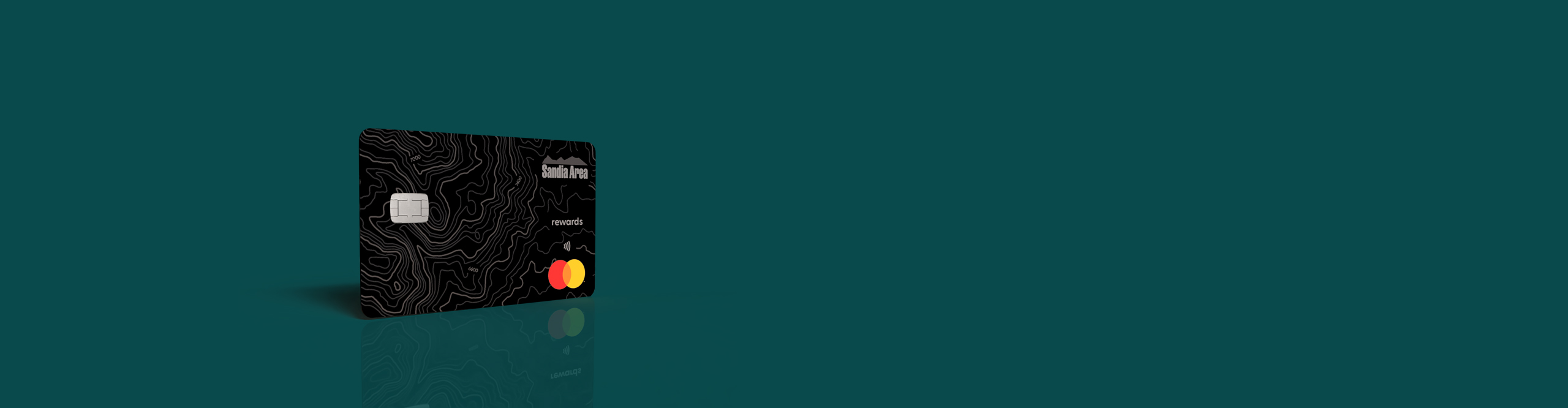 black mastercard on dark teal background