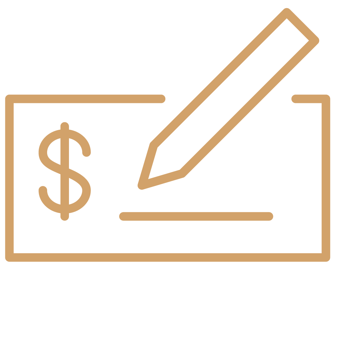 cashiers check icon