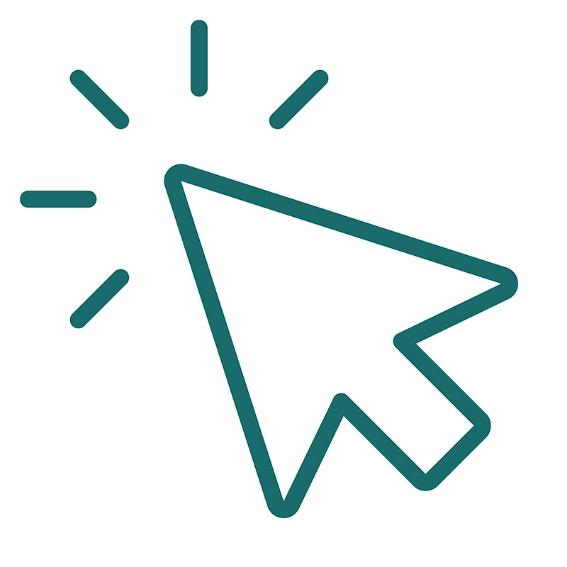 click line icon