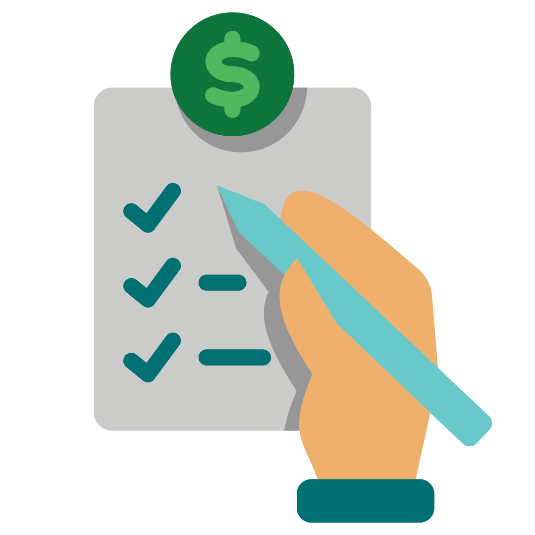 clipboard and pencil icon