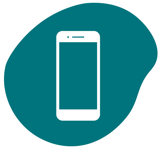 phone icon blue 