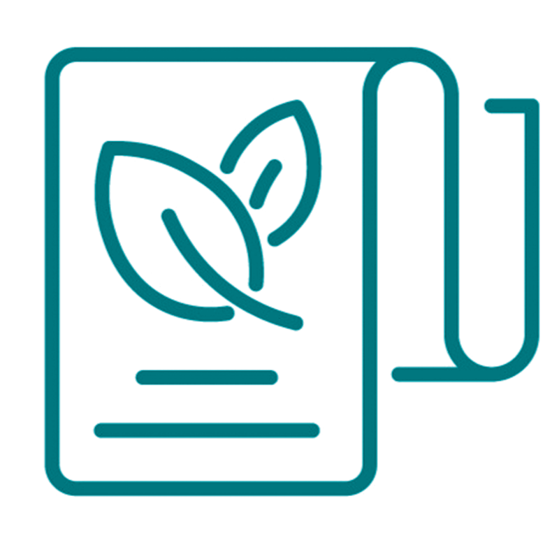 paper with leaf icon