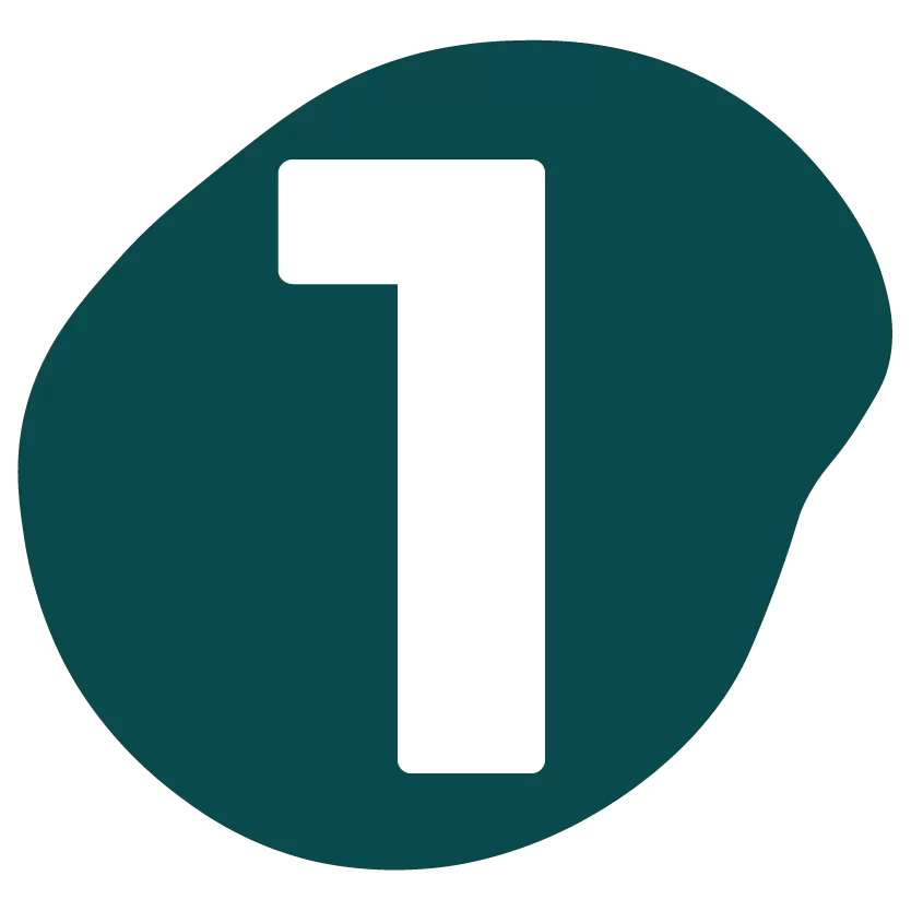 forest green icon number 1