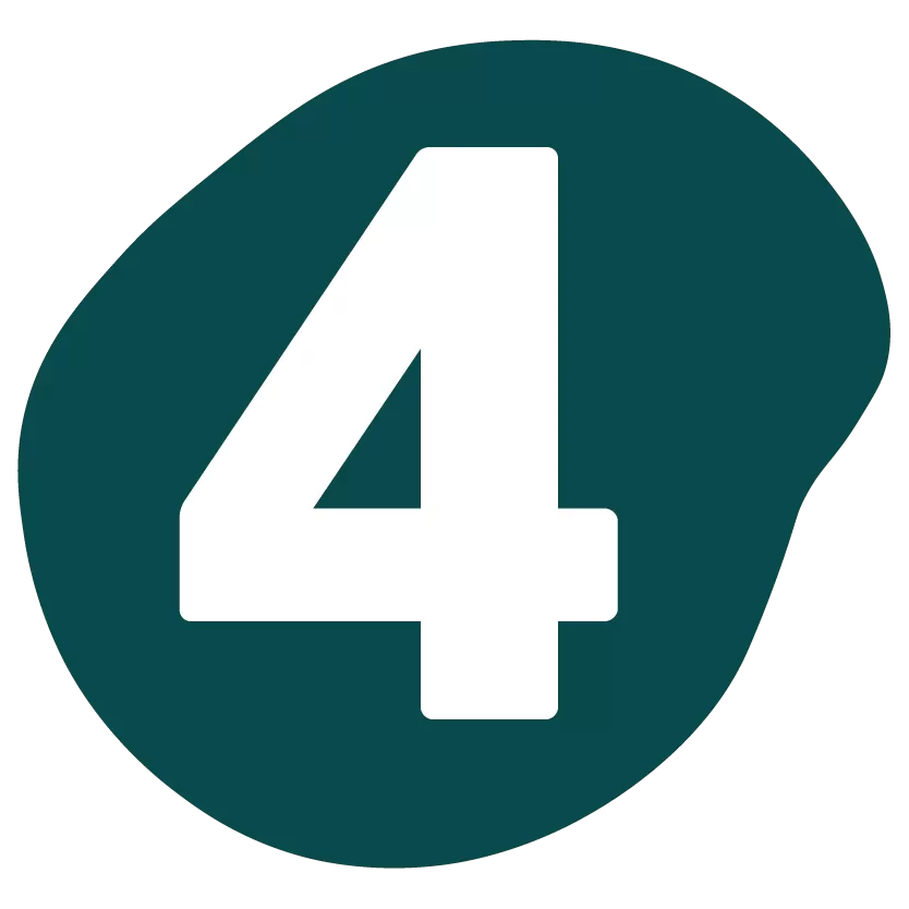 forest green icon number 4